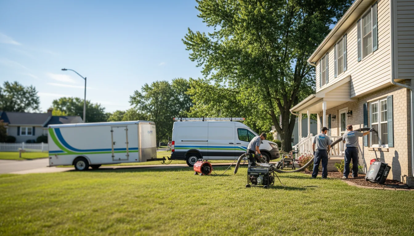 Flooded Basement Restoration And Cleanup With Repair in Albia, IA near me